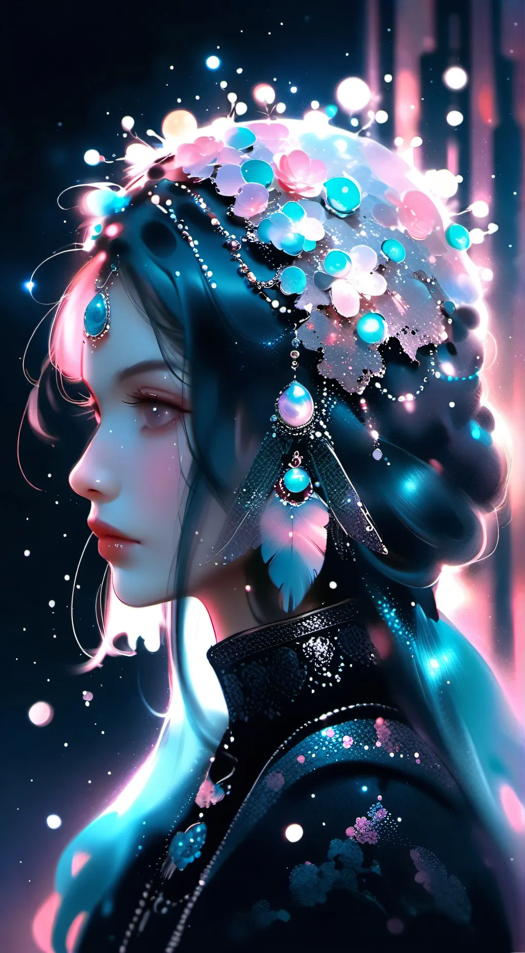 ai character: ￼Yandere girl background