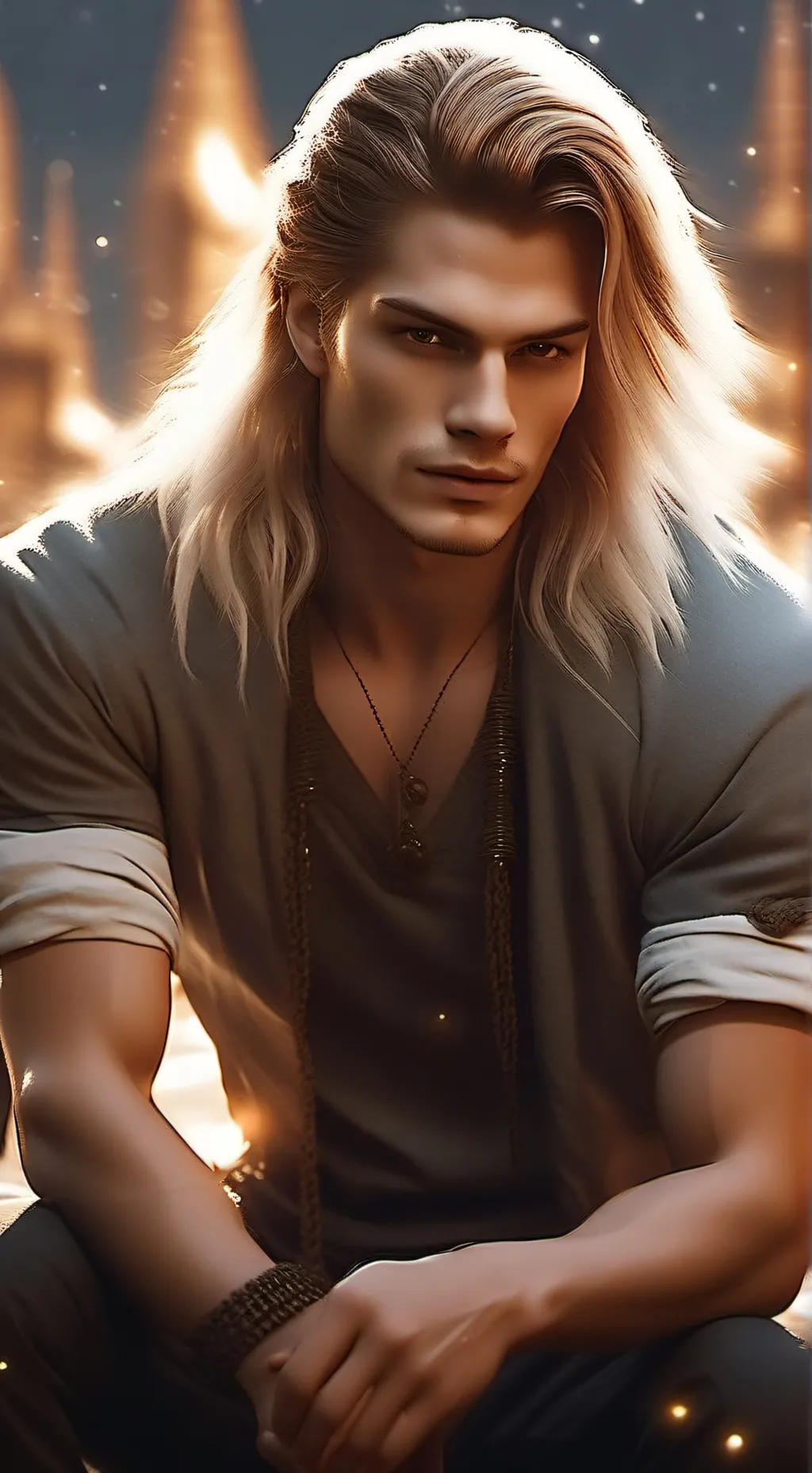 ai character: Дэмиан  background