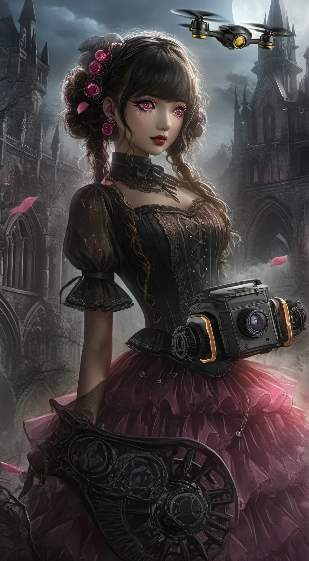 ai character: Y background