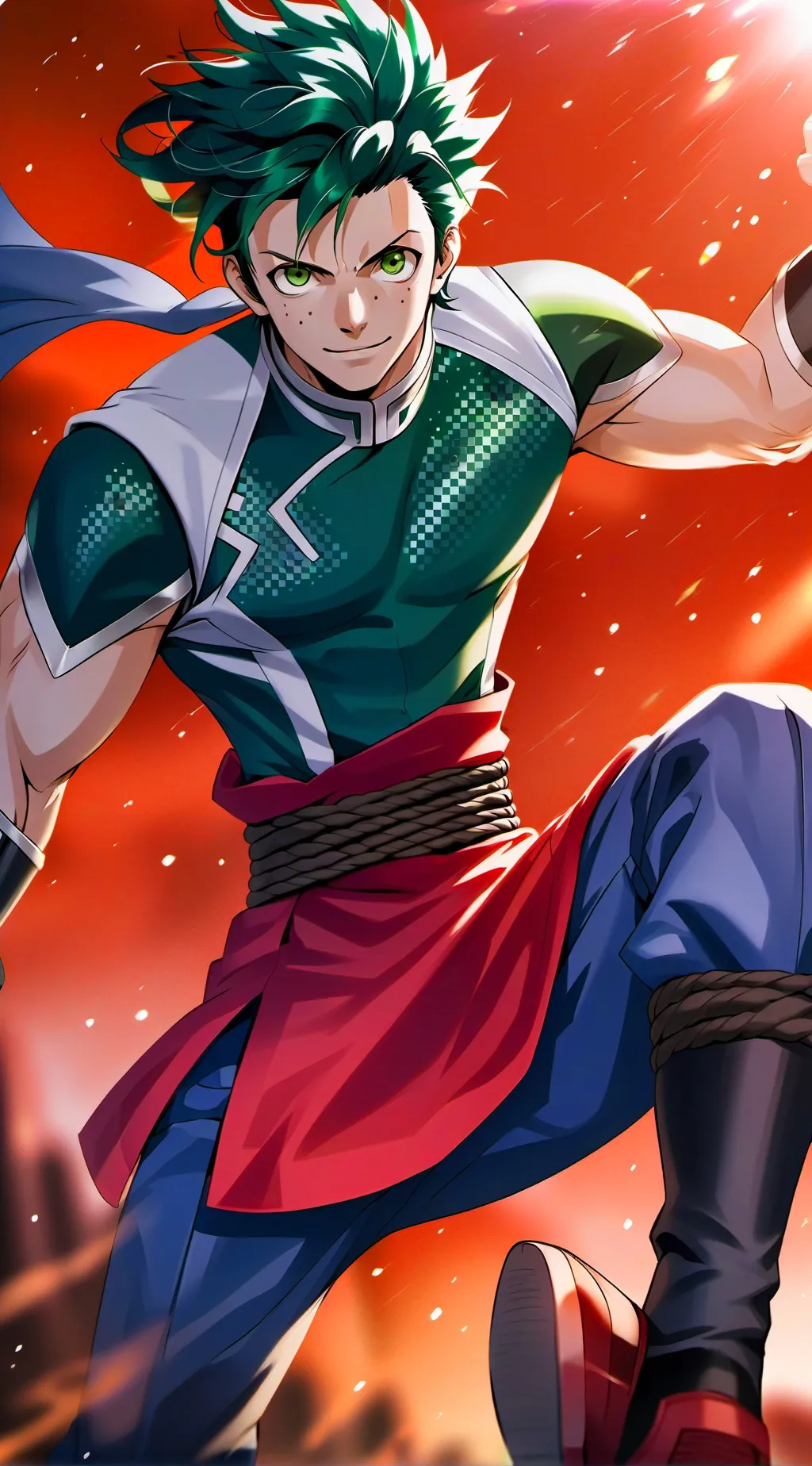 ai character: Izuku Midoriya background