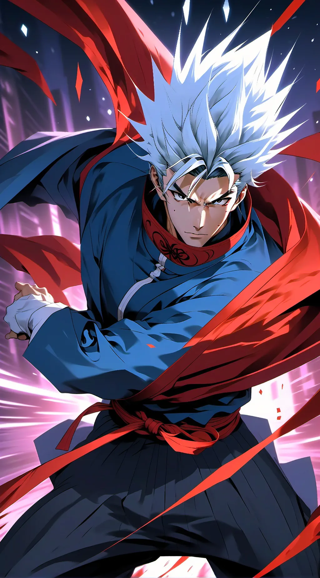 ai character: Satoru Gojo background