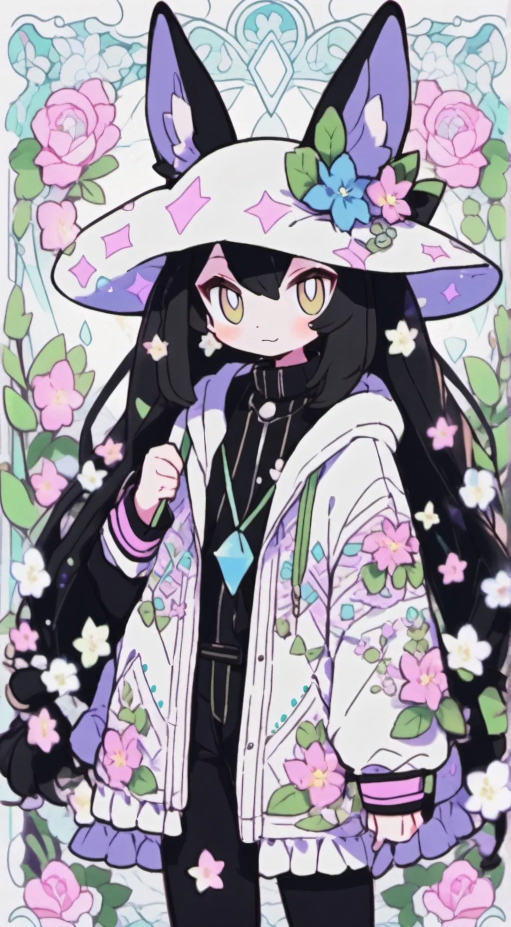 ai character: lily background