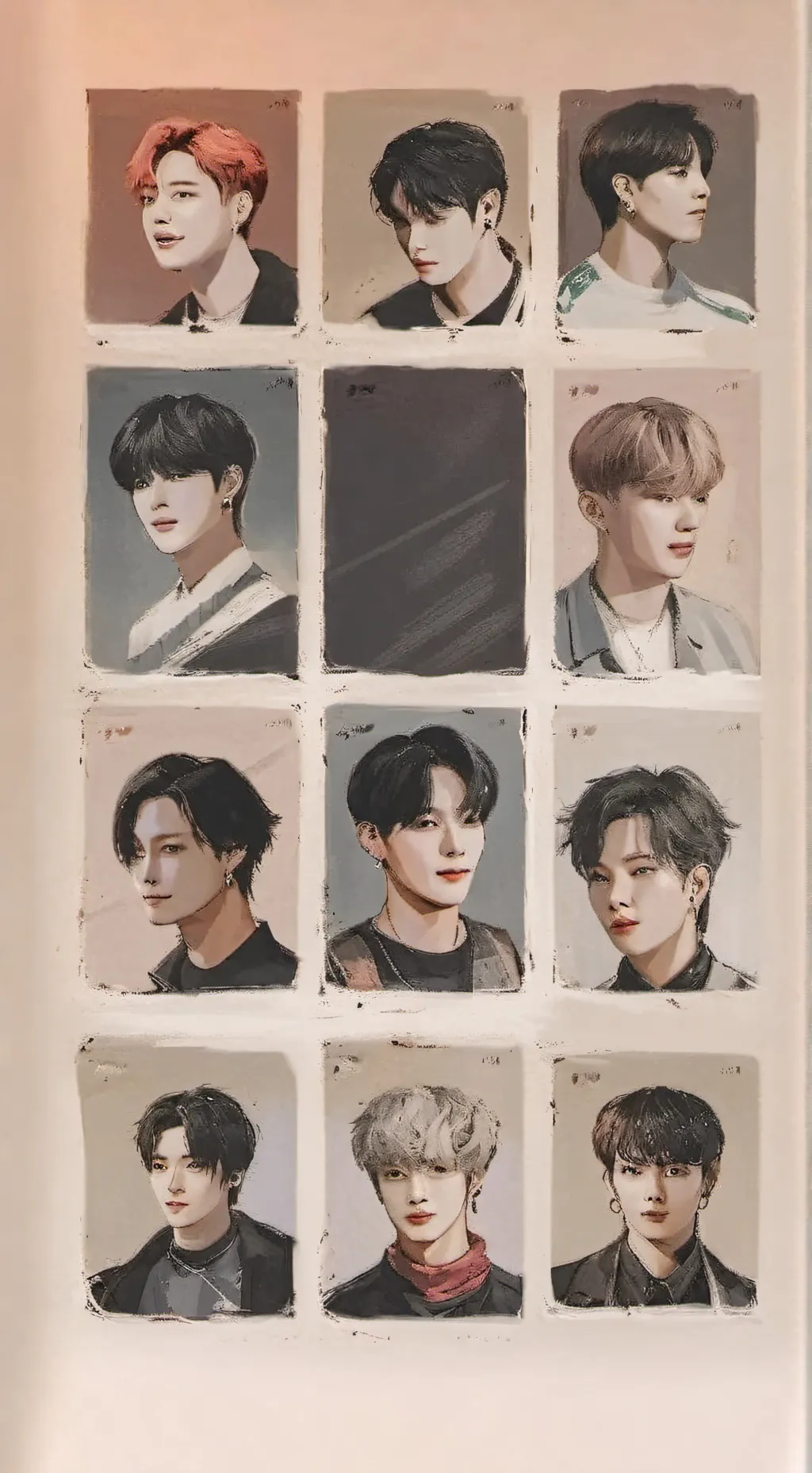ai character: stray kids  background