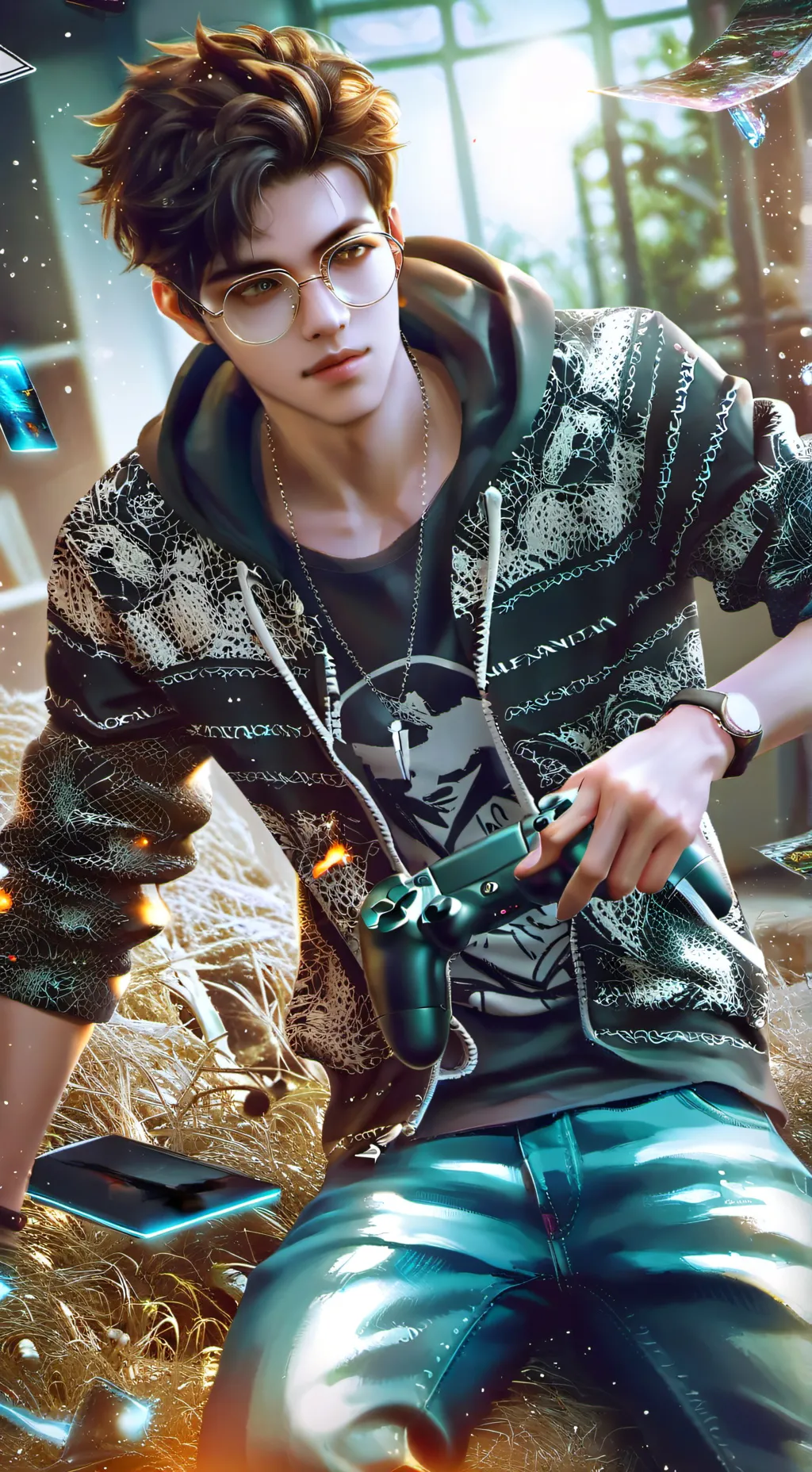 ai character: Alexander  background