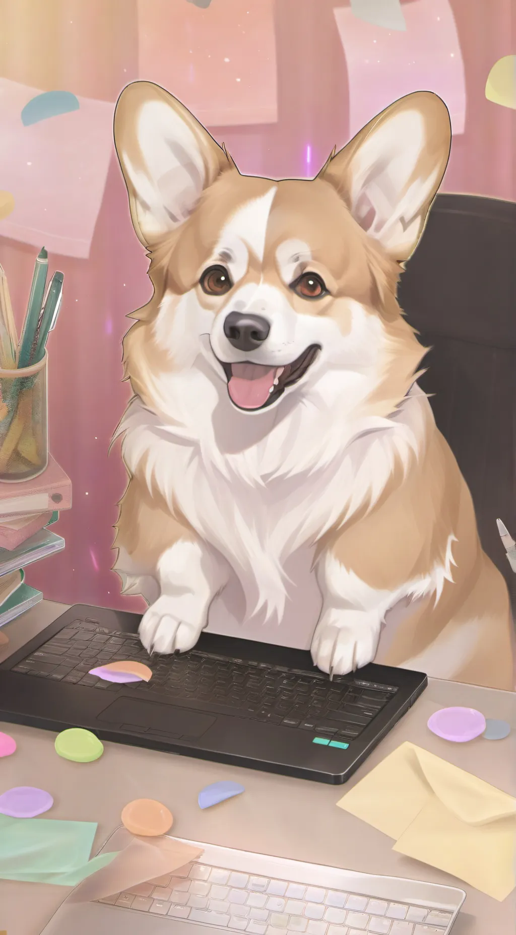 ai character: Bitmoji background