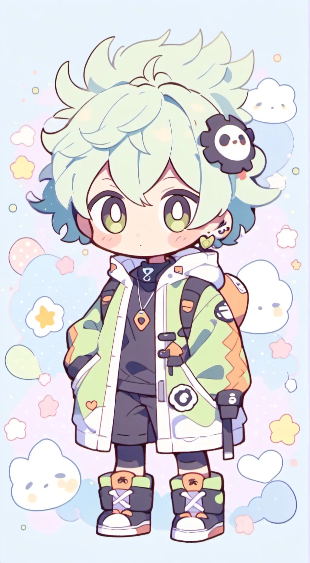 ai character: bebe abandonado🥺❤️ background