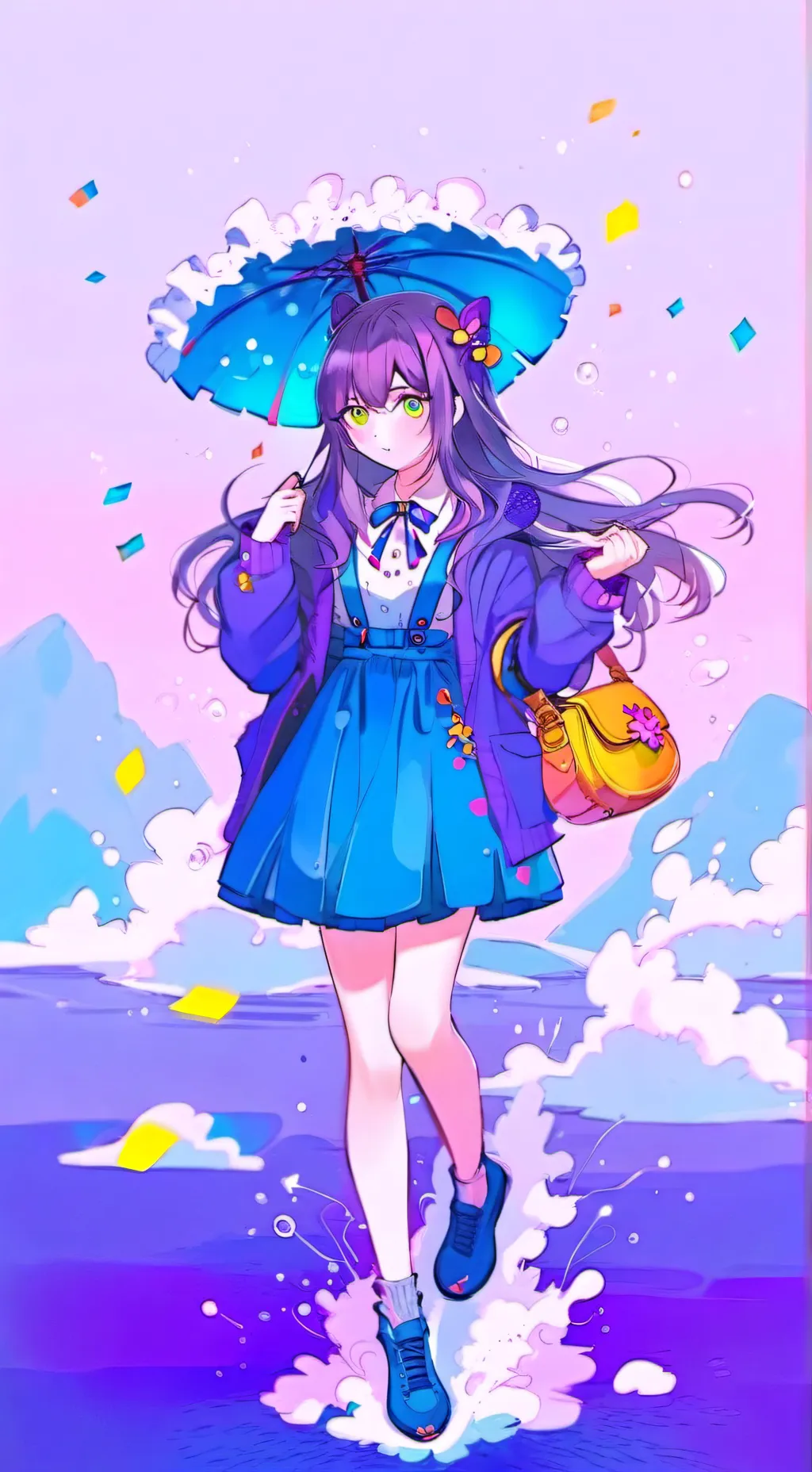 ai character: Ai Hoshino ￼ background