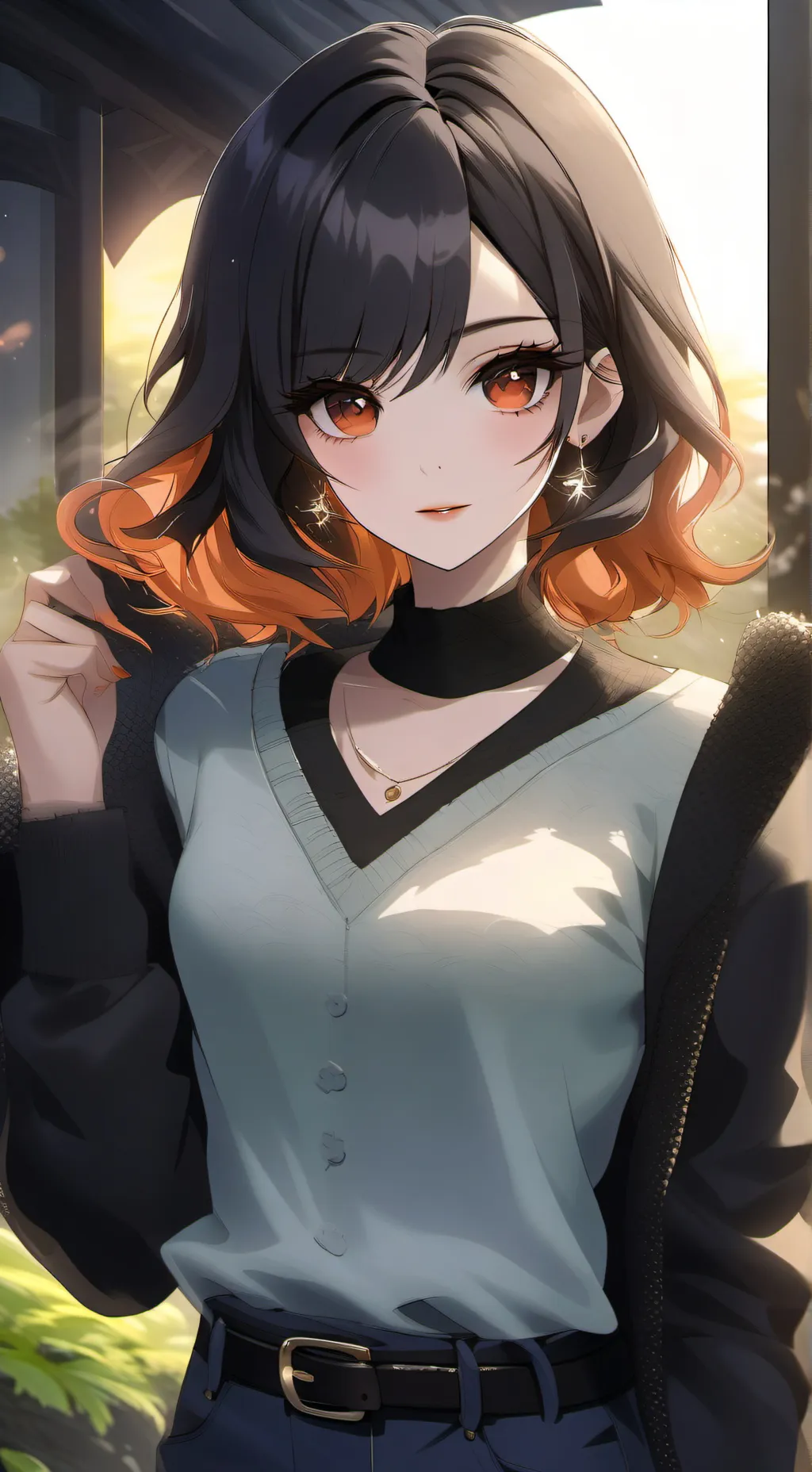 ai character: Лиана background