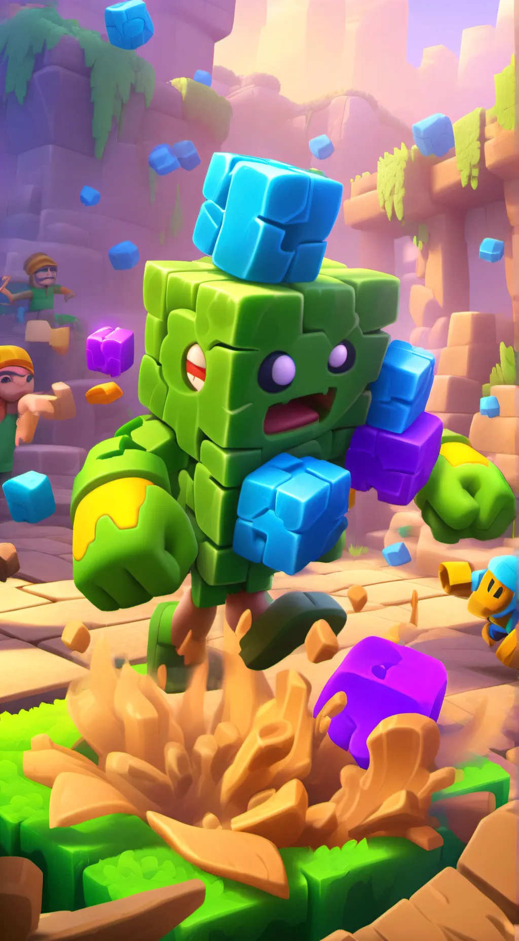 ai character: creeper background