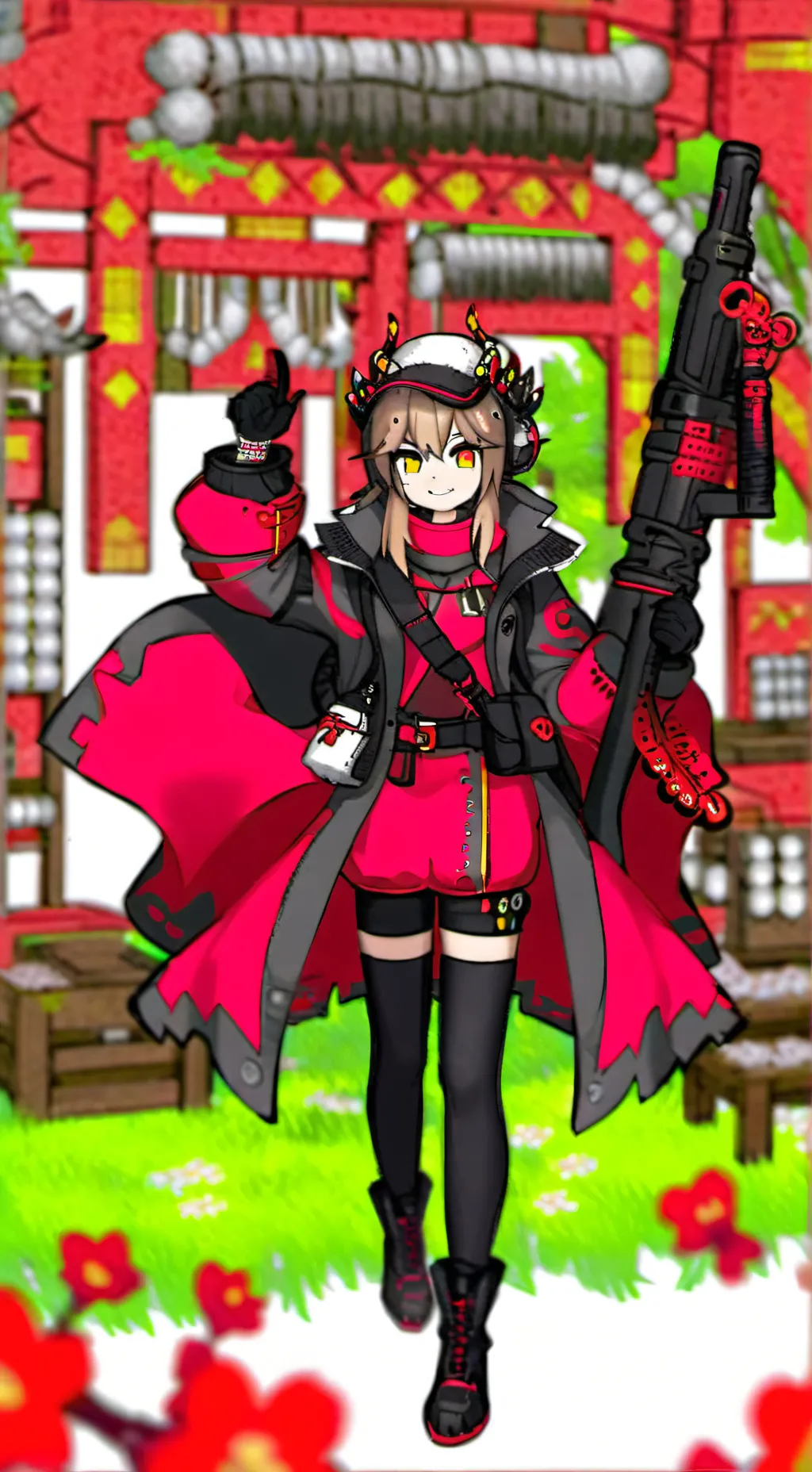 ai character: Gina  background