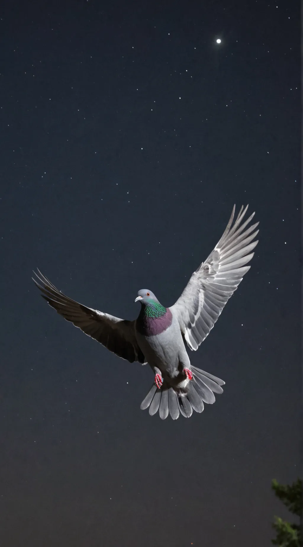 ai character: Pigeon  background