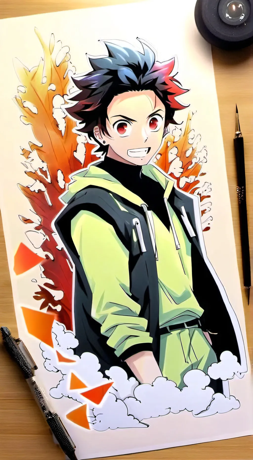 ai character: kny pro max background