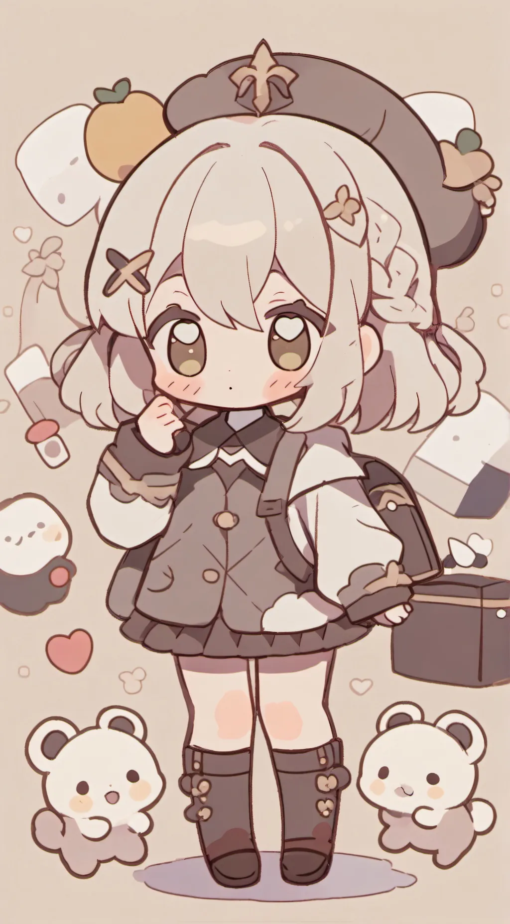 ai character: DW baby?  background