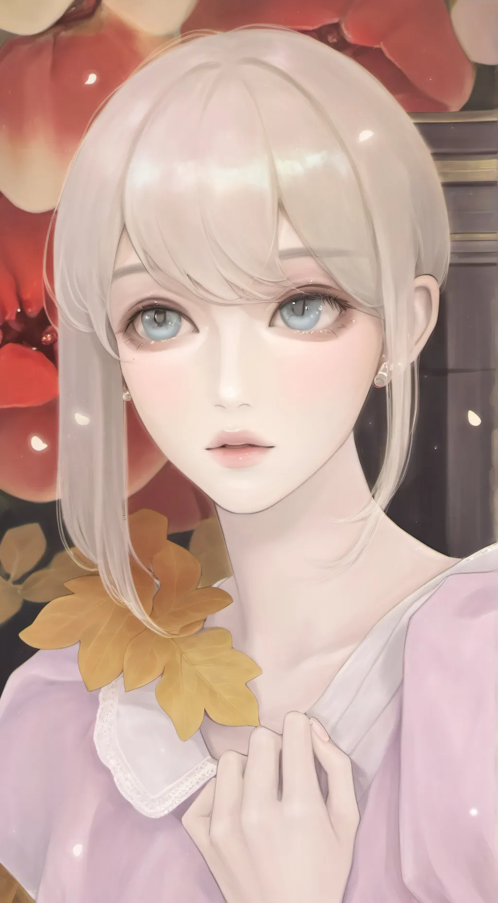 ai character: V Uzis sister  background