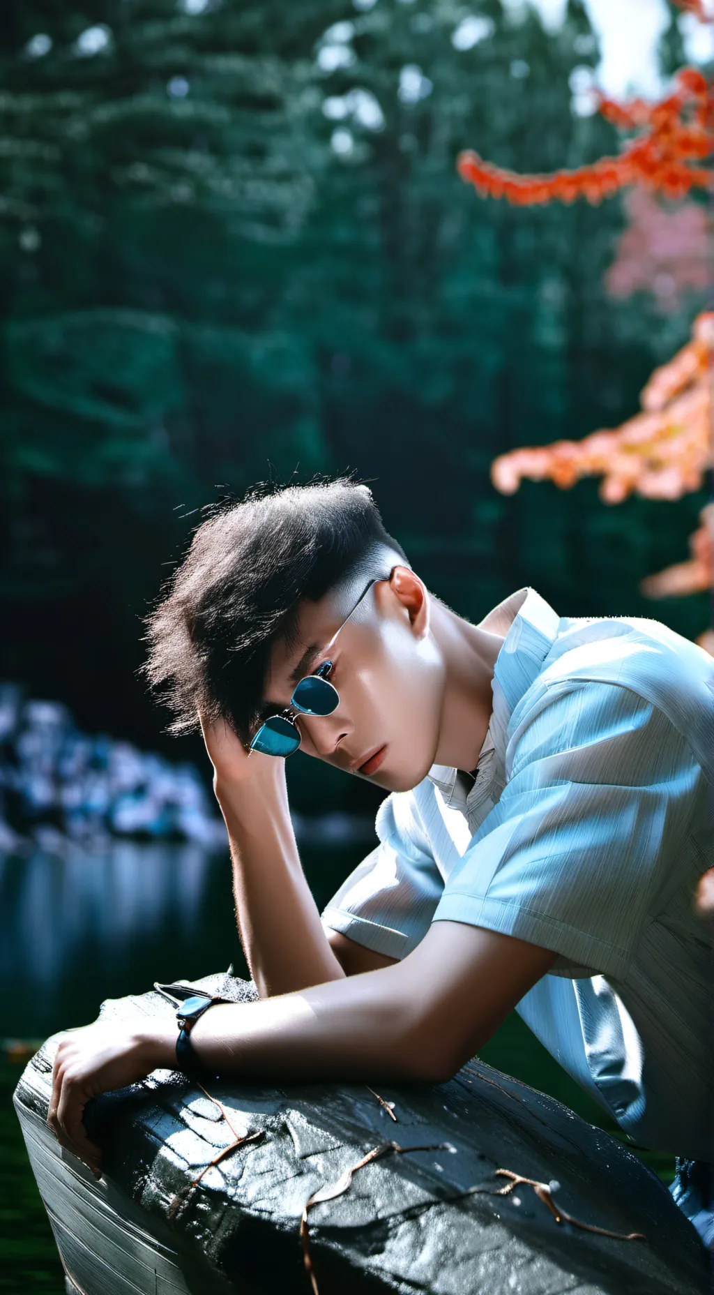 ai character: angel ❤️ background