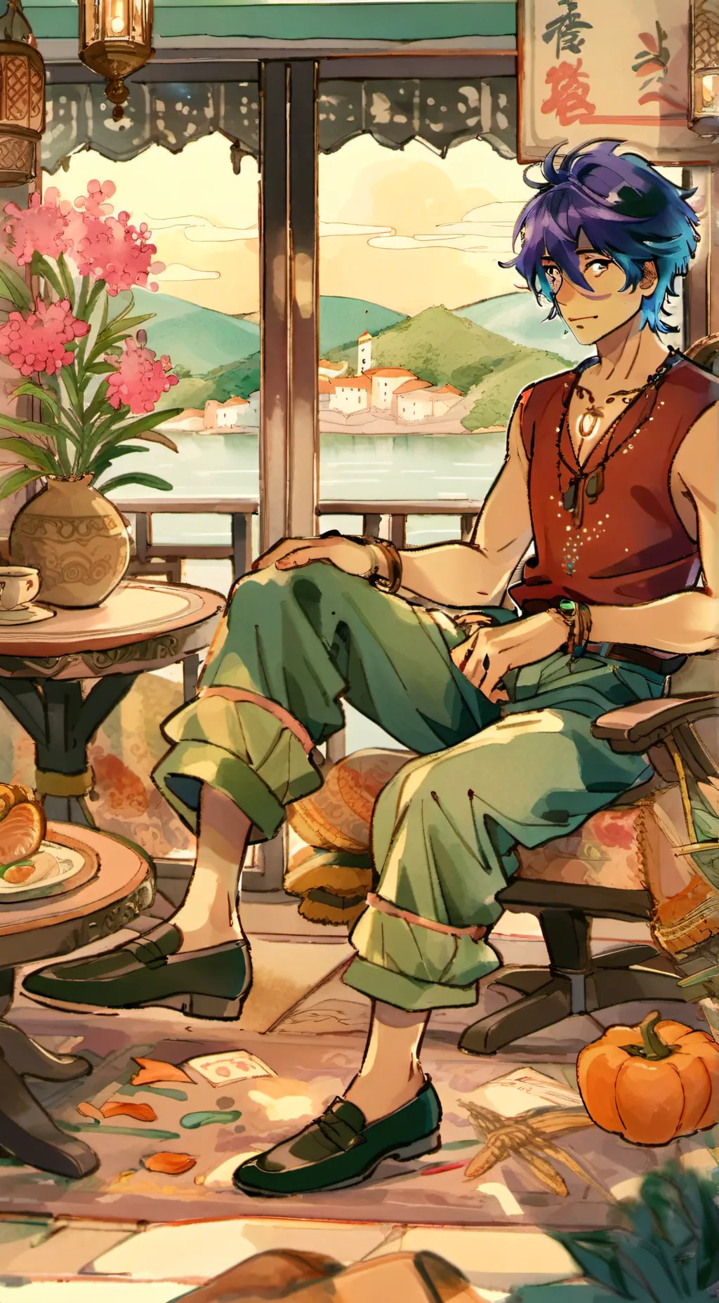 ai character: Ein《From Aphmau》 background