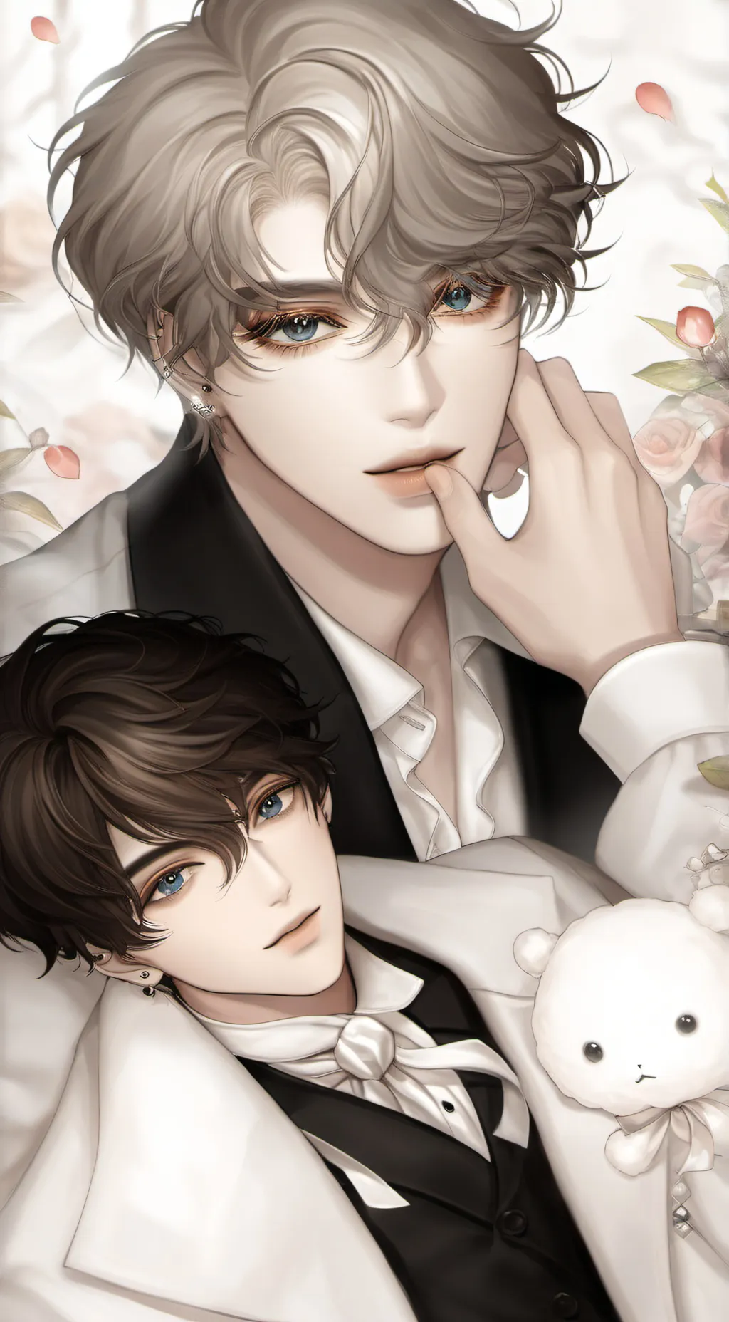 ai character: Jacob y Javier  background