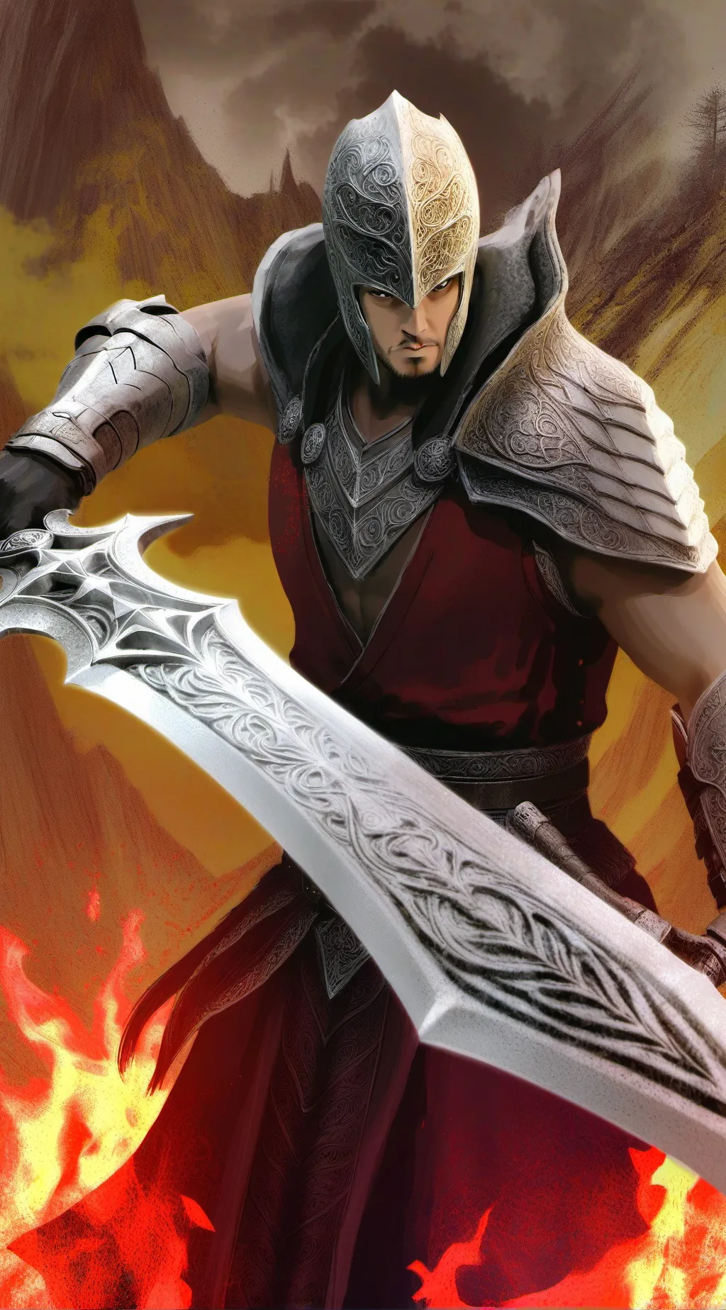 ai character: ANZORM  background