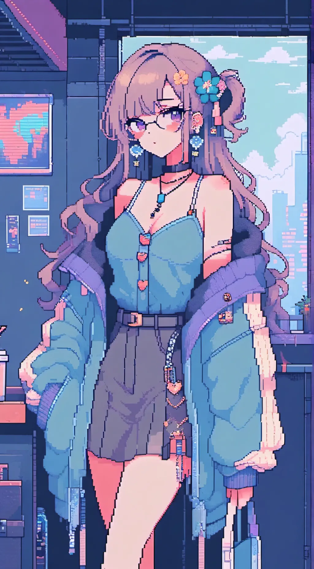 ai character: deku background