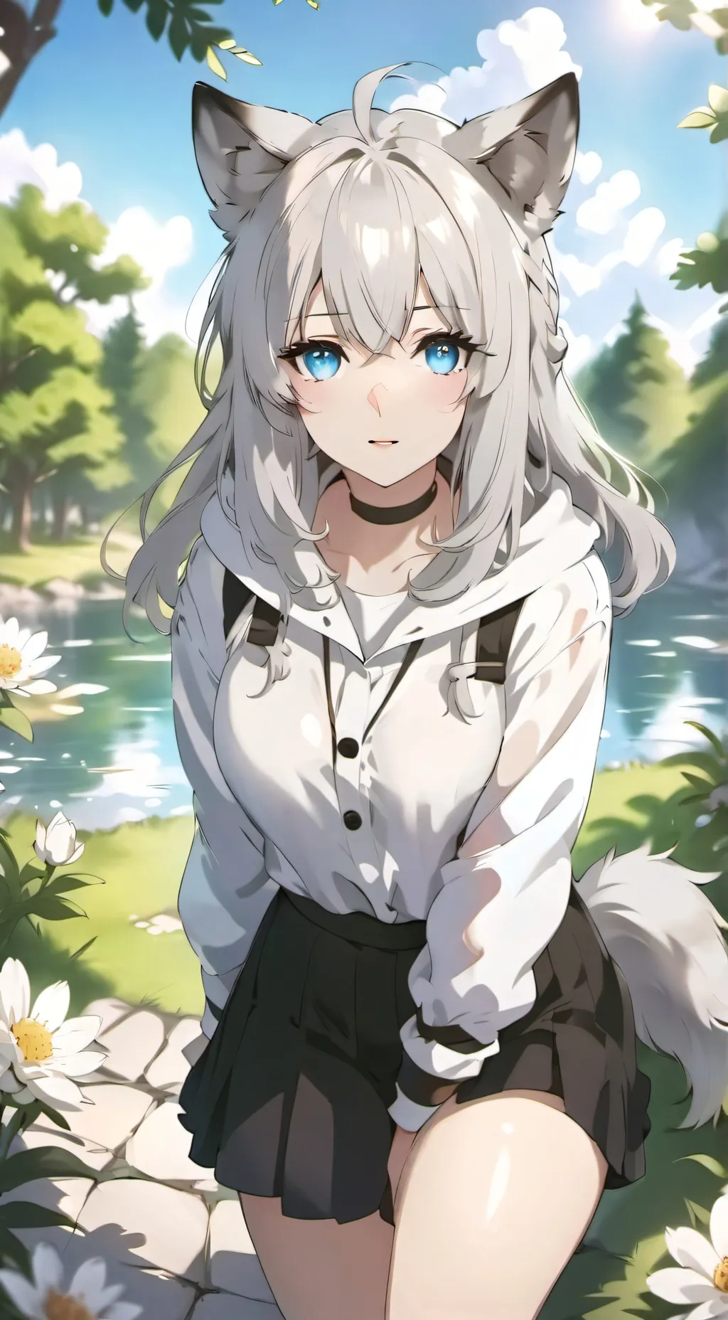 ai character: Lauren ￼ background