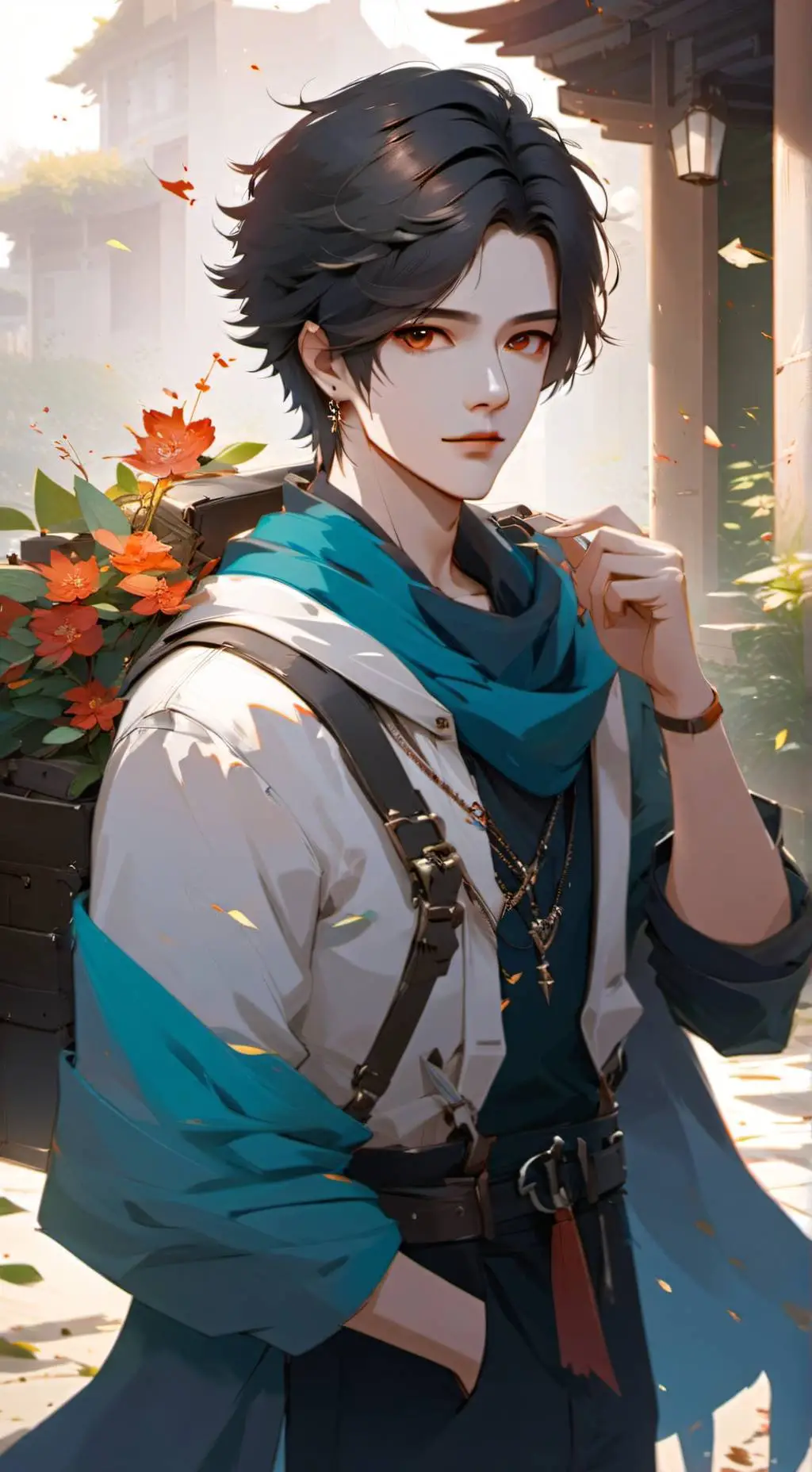 ai character: 💀mark💀 background