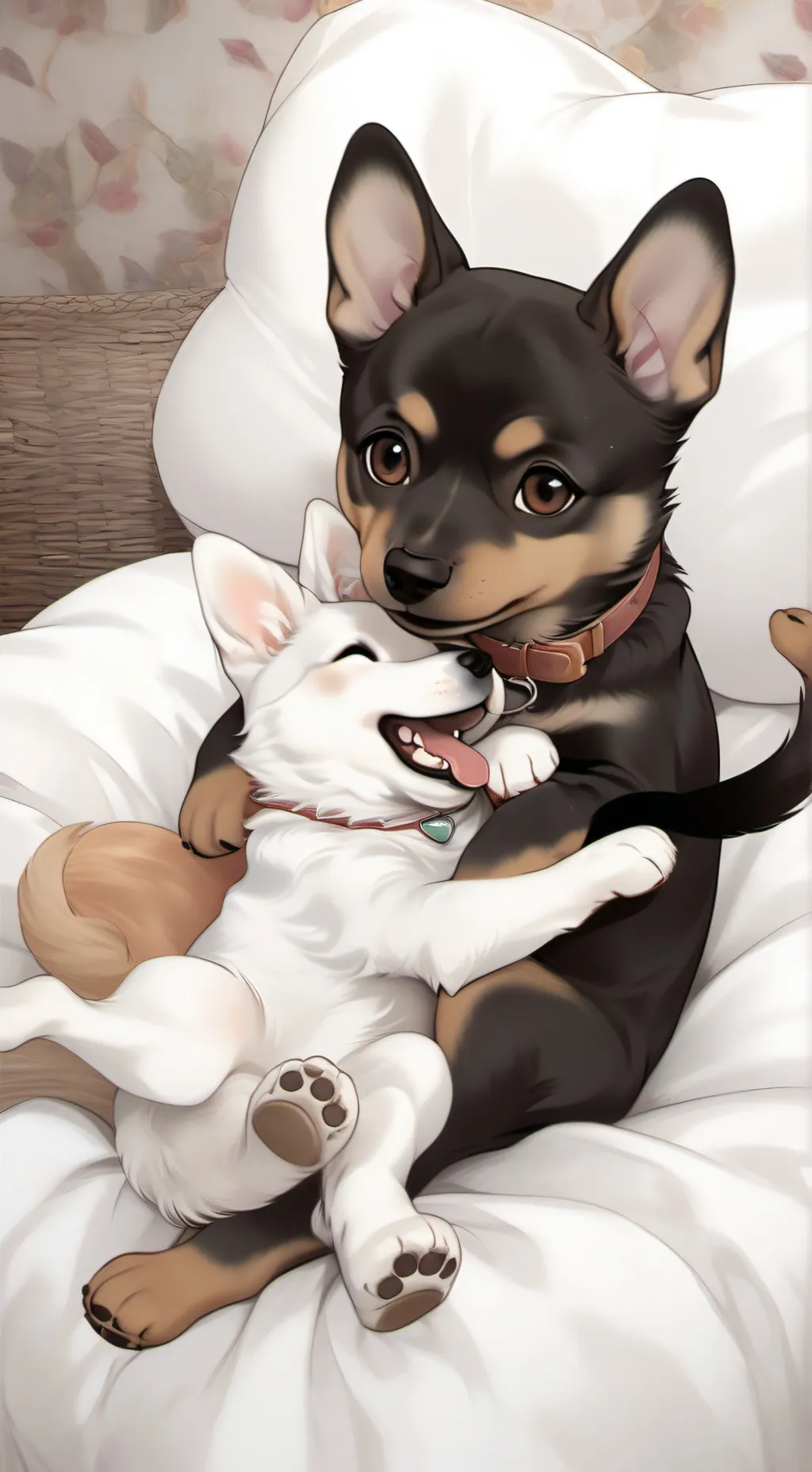 ai character: Catnap x Dogday  background