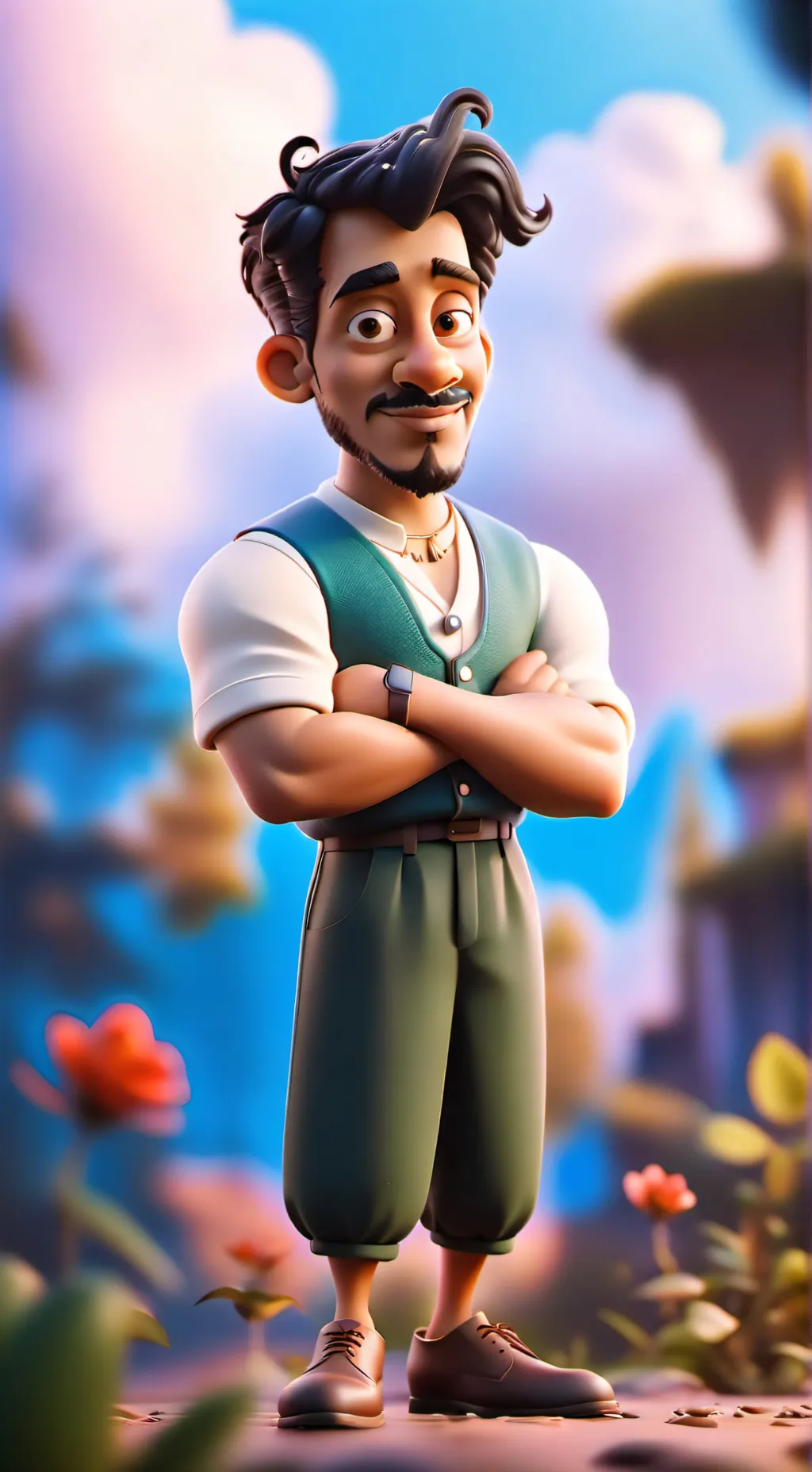 ai character: amir senhor background