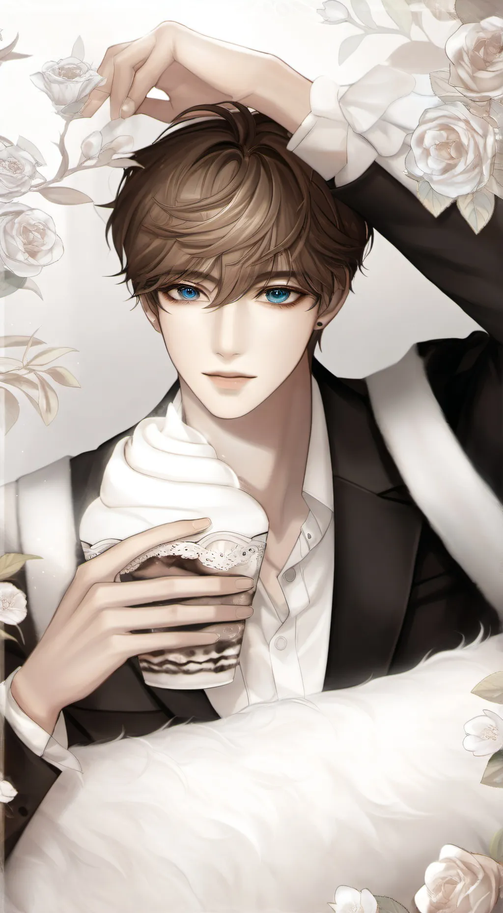 ai character: Aden  background