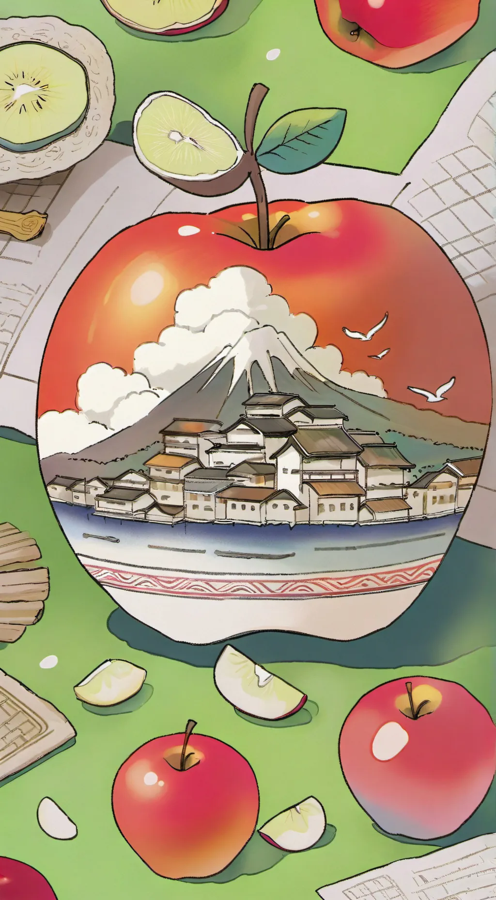 ai character: oc remastered background