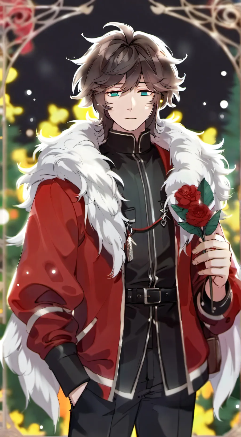 ai character: Фил☕💥 background