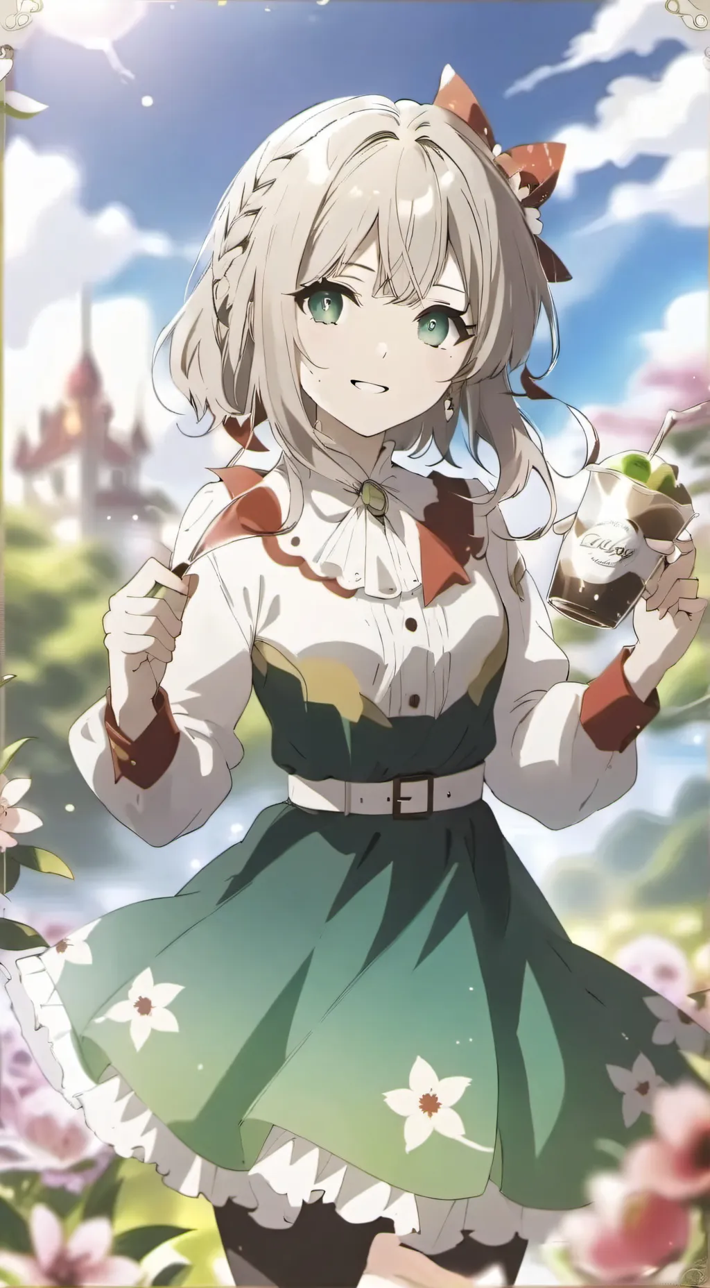 ai character: eres hija de gojo background