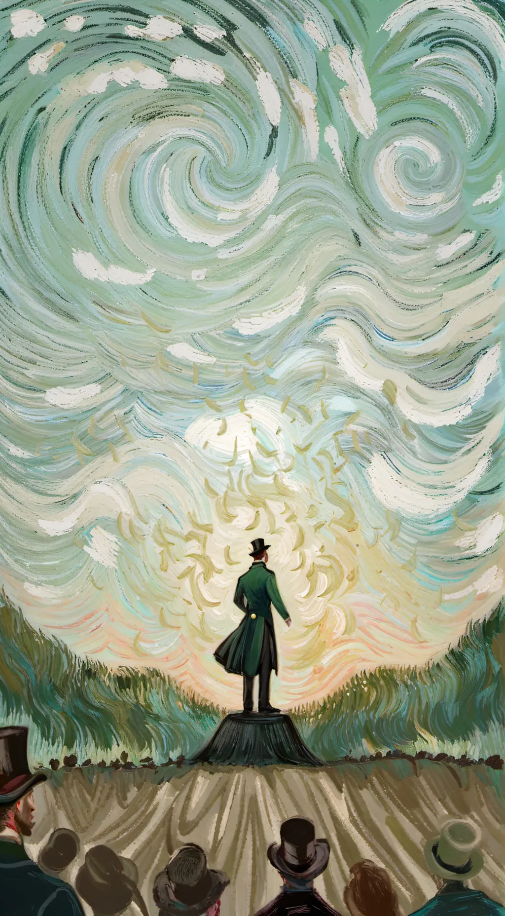 ai character: greatest showman background