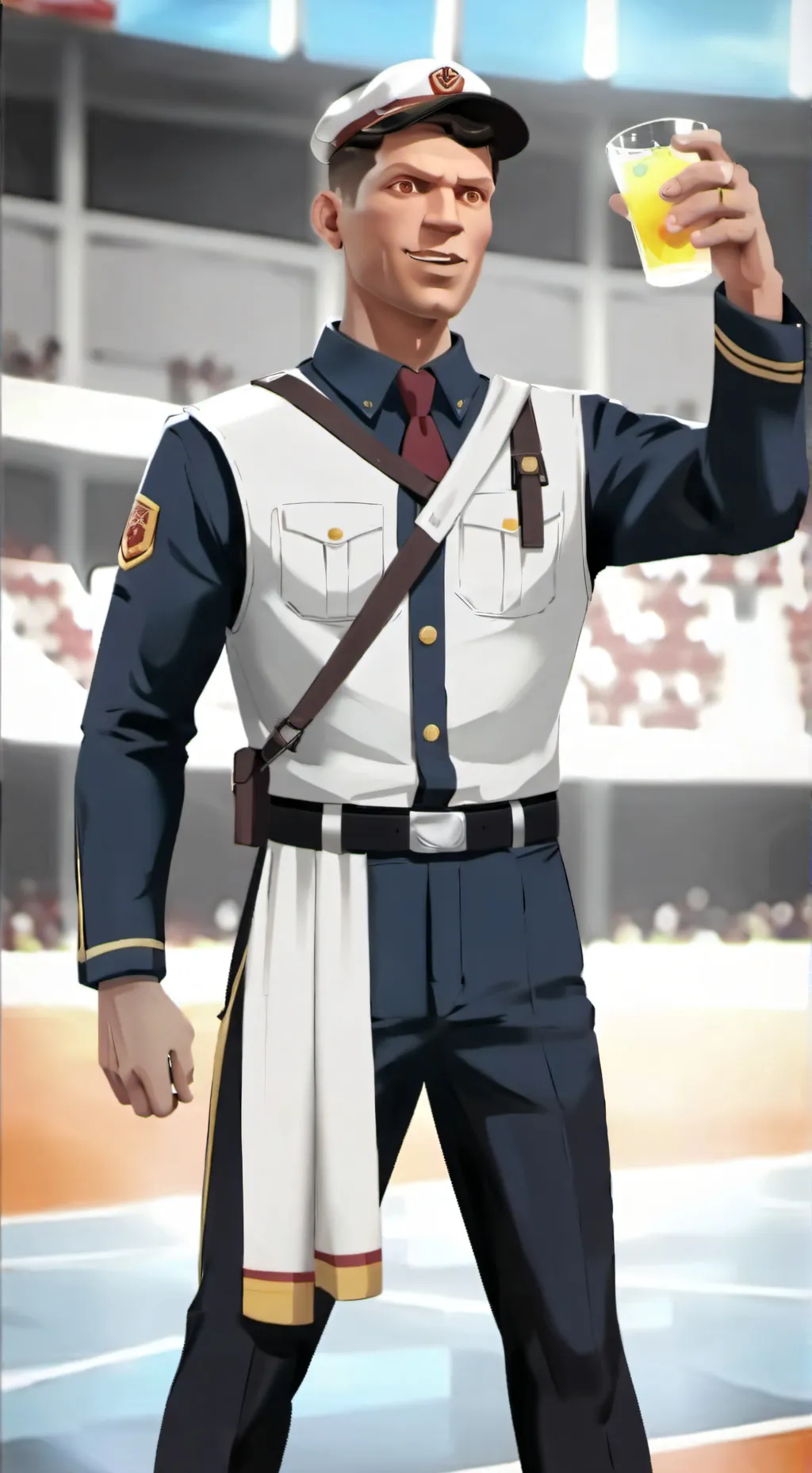 ai character: scout-tf2 background