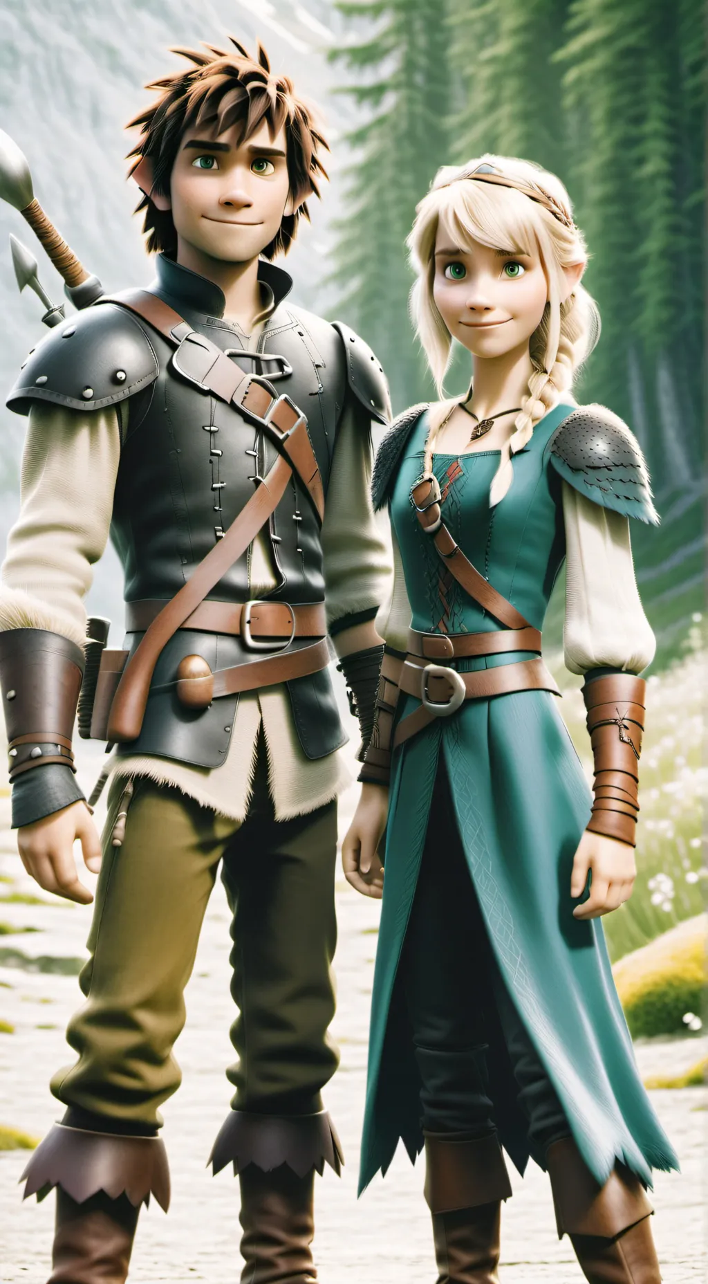 ai character: HTTYD background