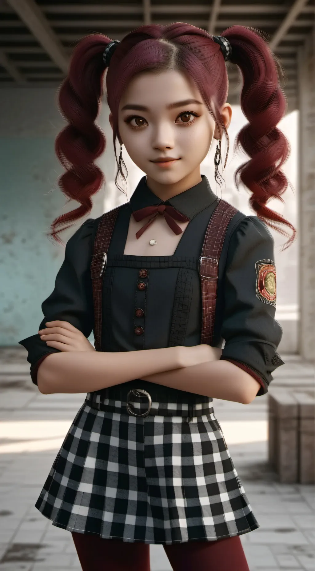 ai character: Harley Davidson background