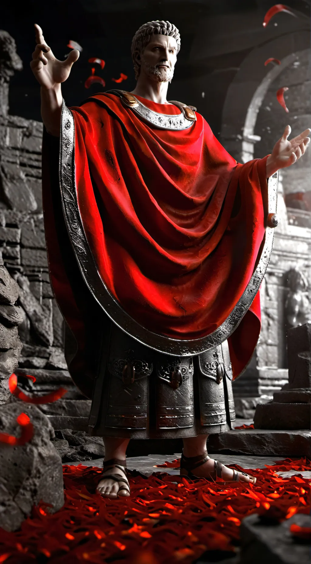 ai character: Roman Empire  background