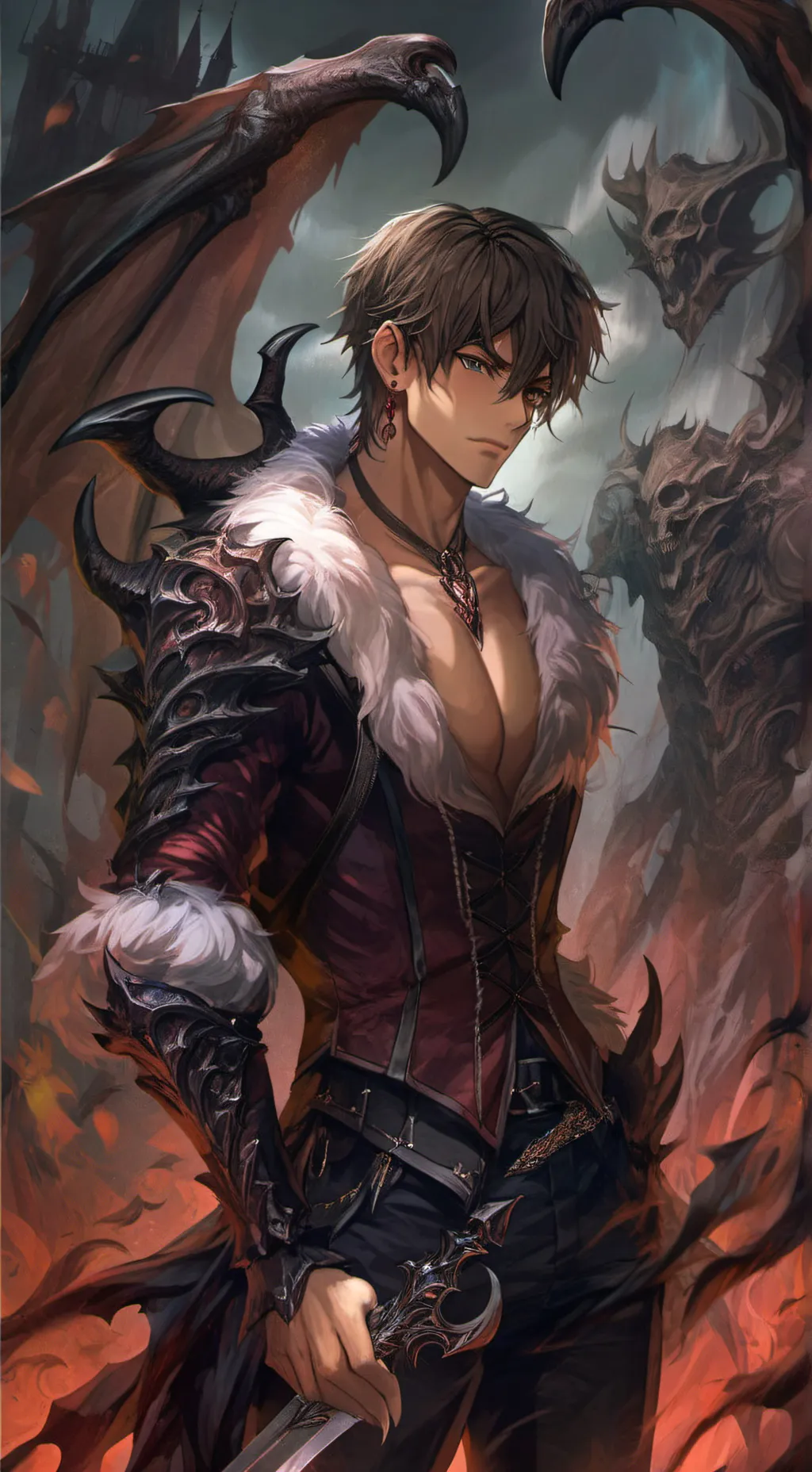 ai character: Orion background