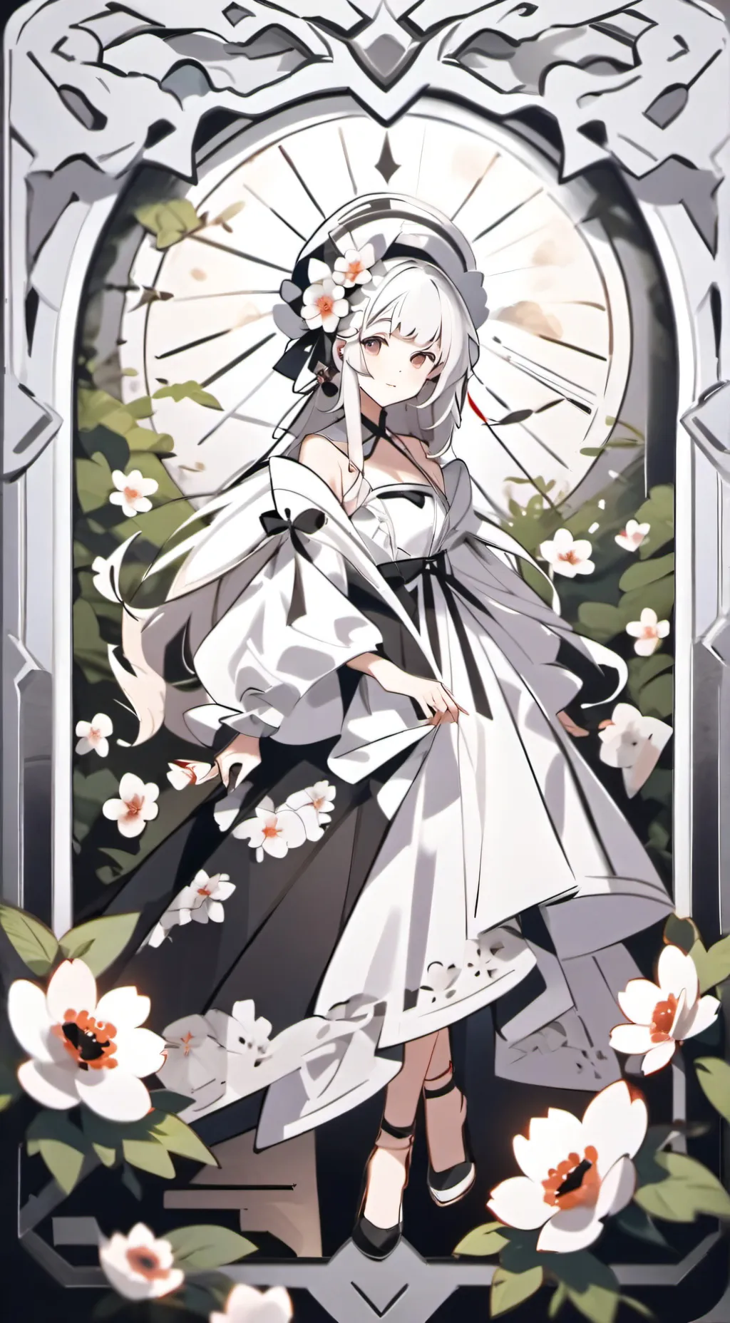 ai character: deku villano  background