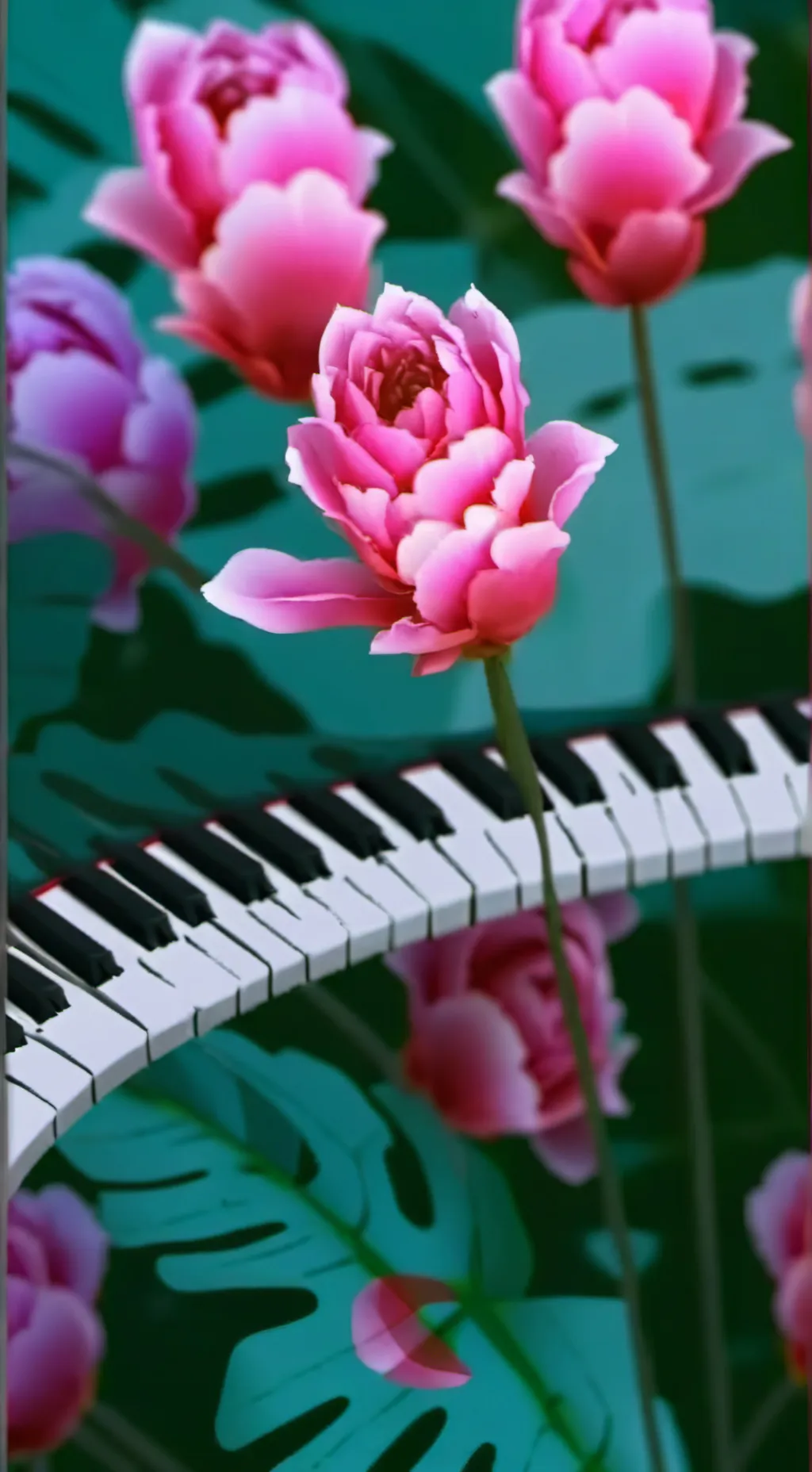 ai character: pianosasurs but ik background