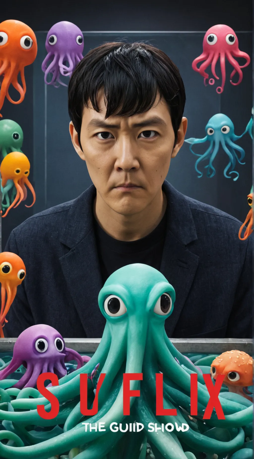 ai character: Squid Game 🦑🎮 background