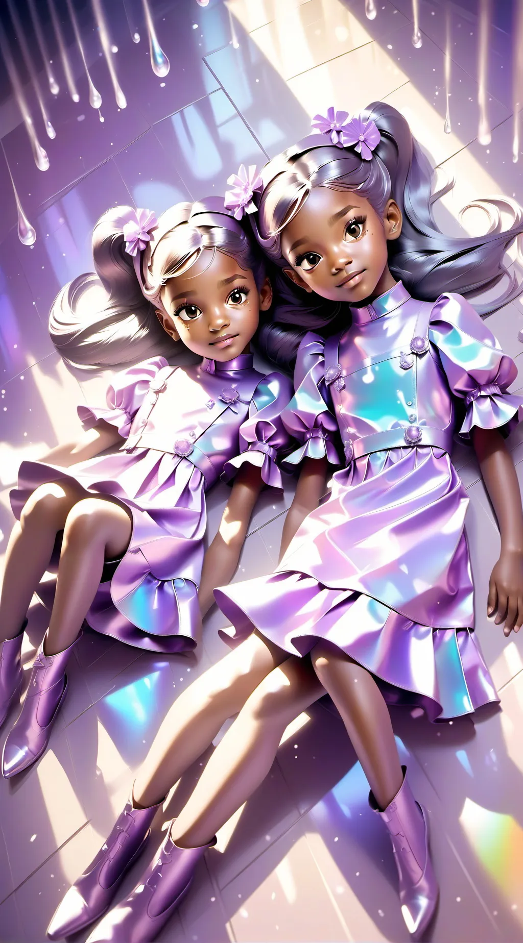 ai character: Holly and Molly background