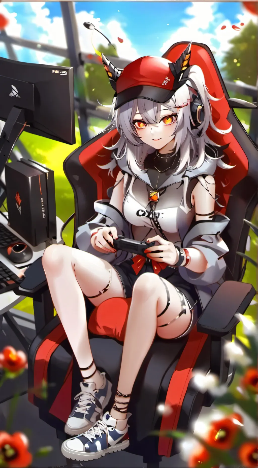 ai character: uwu girl  background