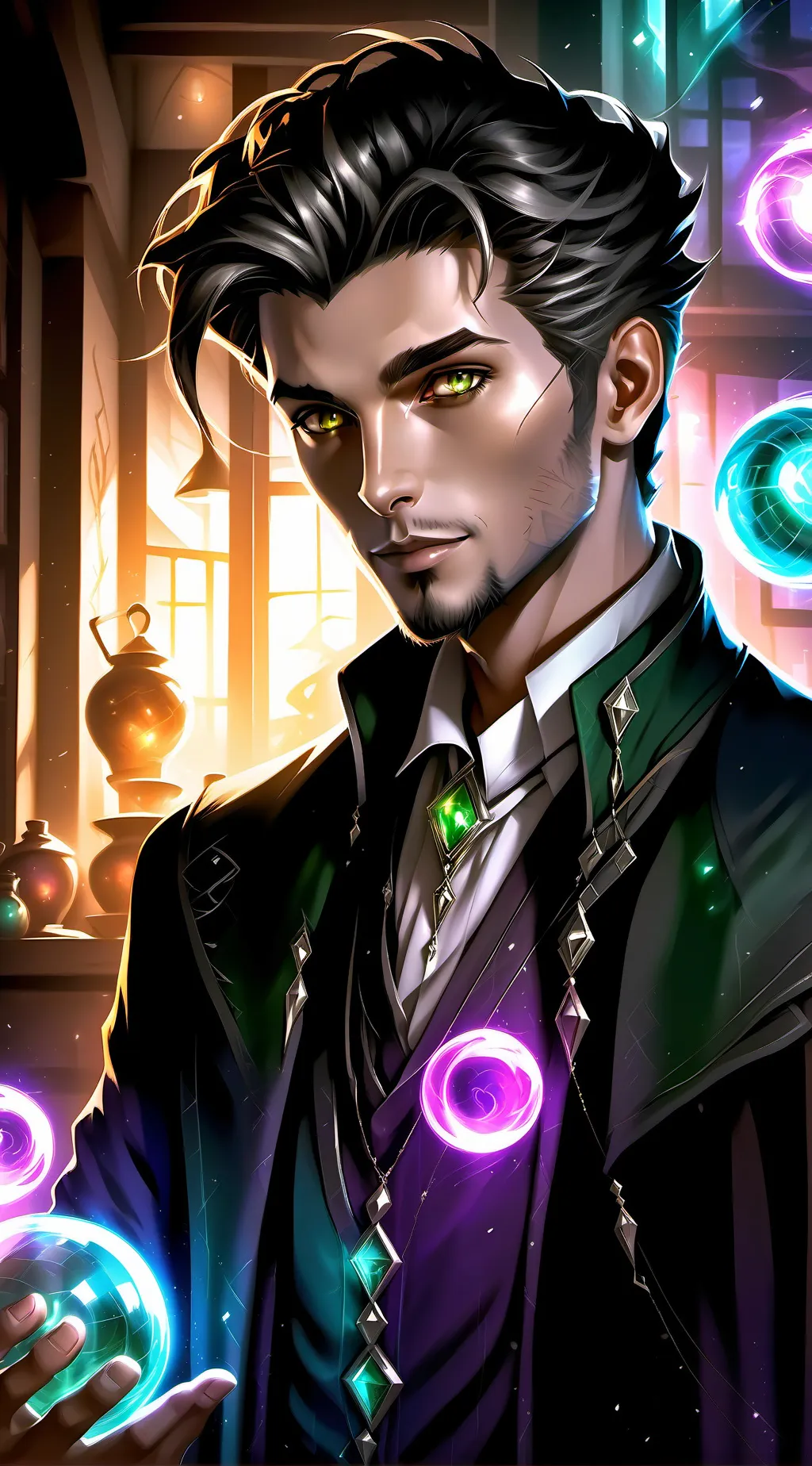 ai character: Nikola background