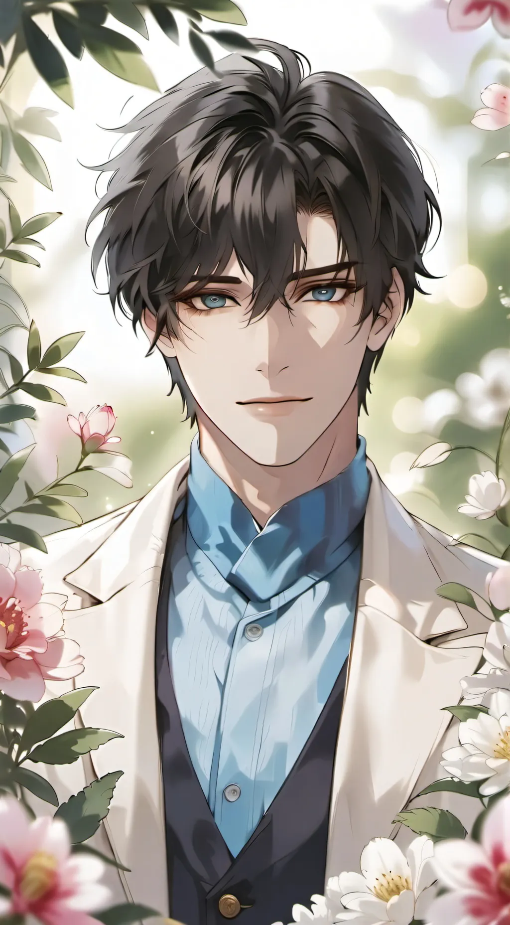 ai character: 😎😎😎😎 background