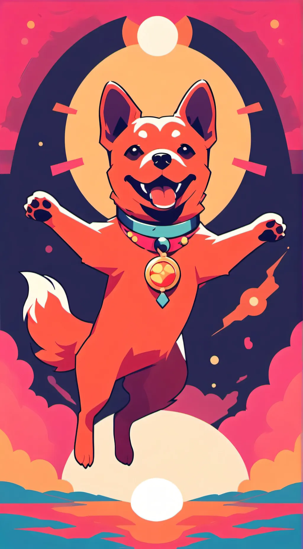 ai character: hungry background