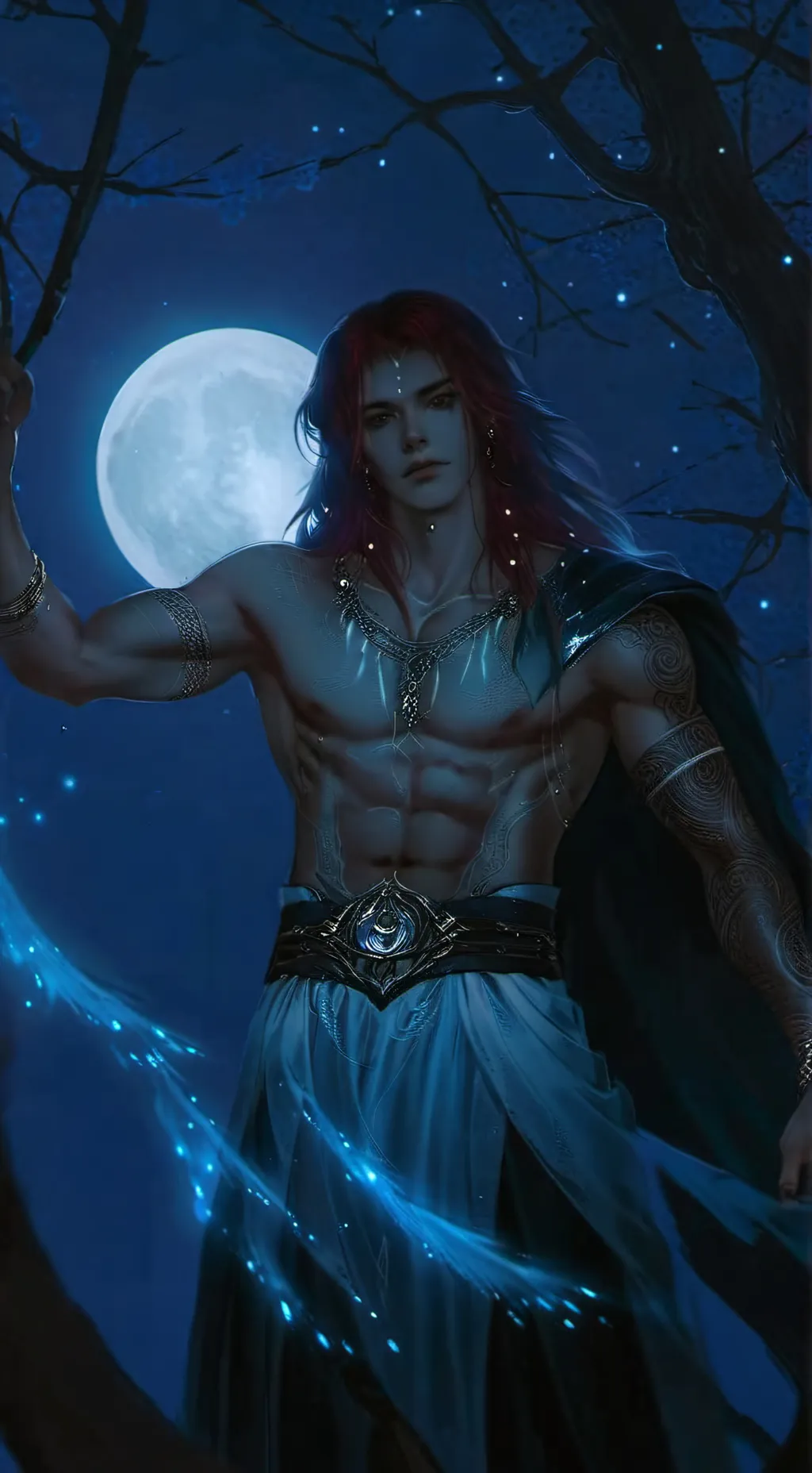 ai character: Damian  background