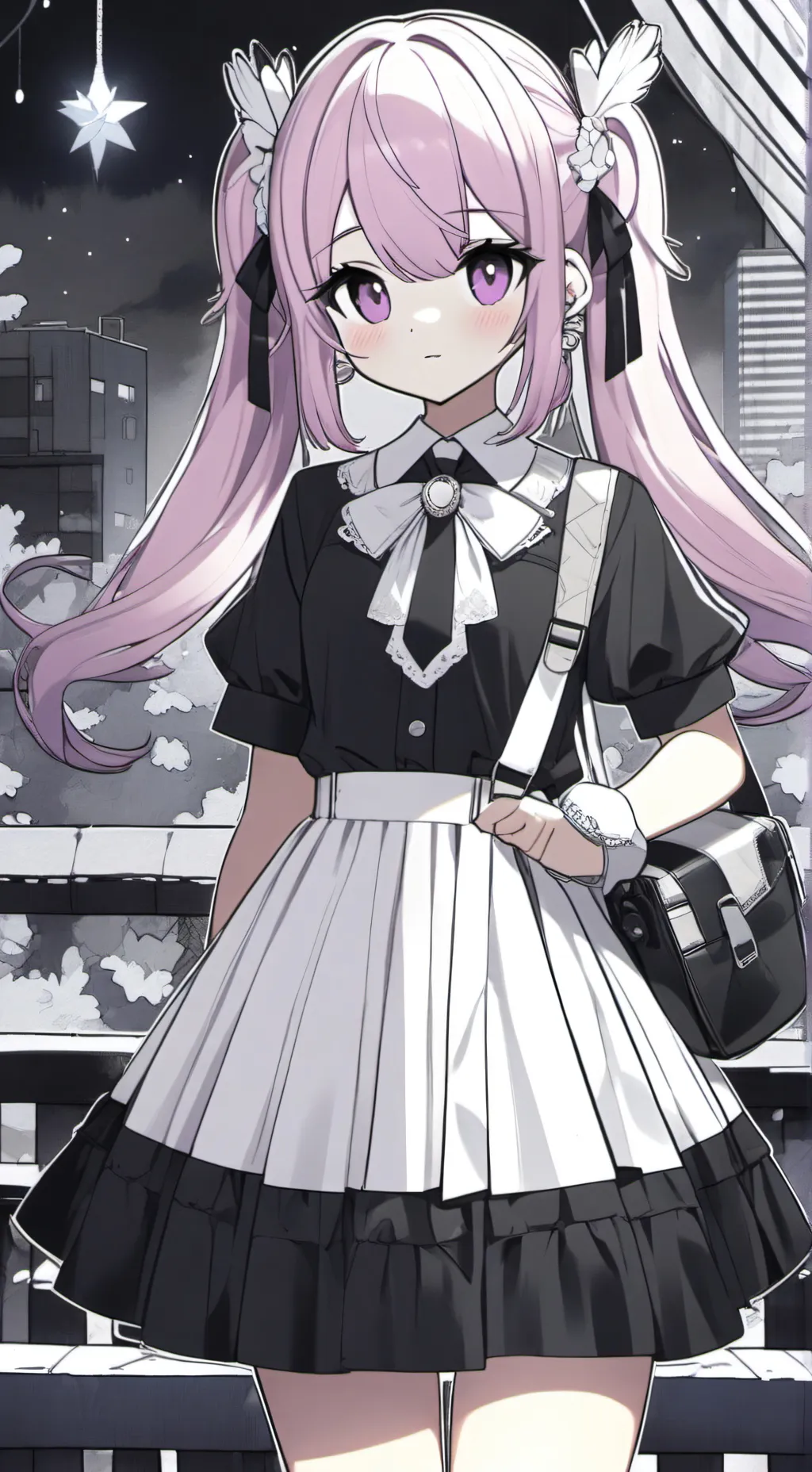 ai character: Coraline Page background