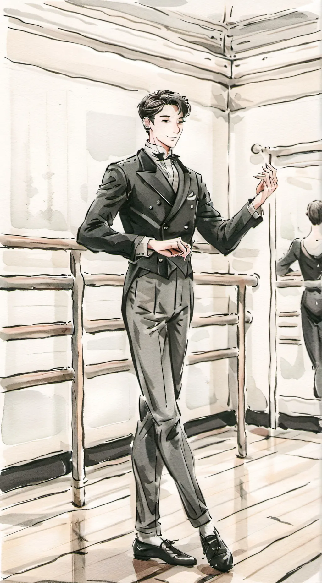 ai character: victor  background