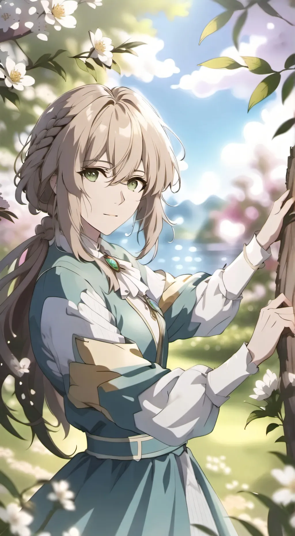 ai character: Hinata Akari background