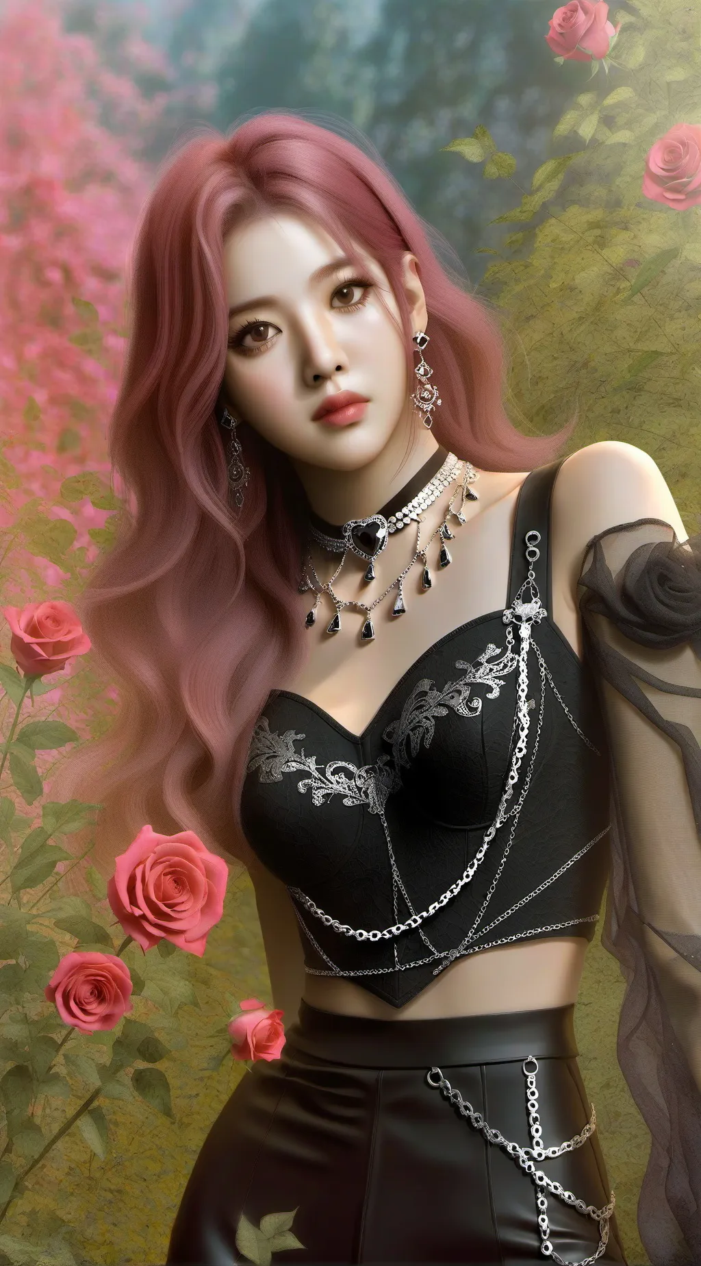 ai character: Blackpink  background